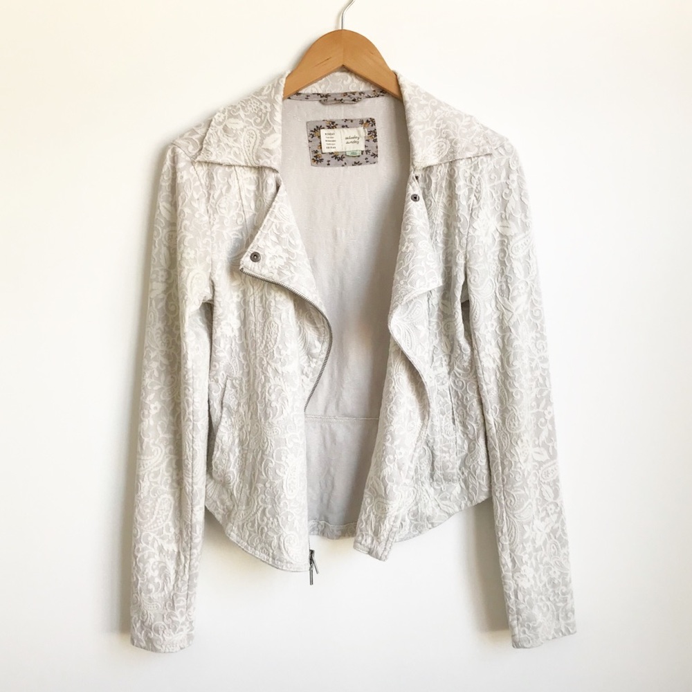 ANTHROPOLOGIE Saturday Sunday Luddy Moto Jacket